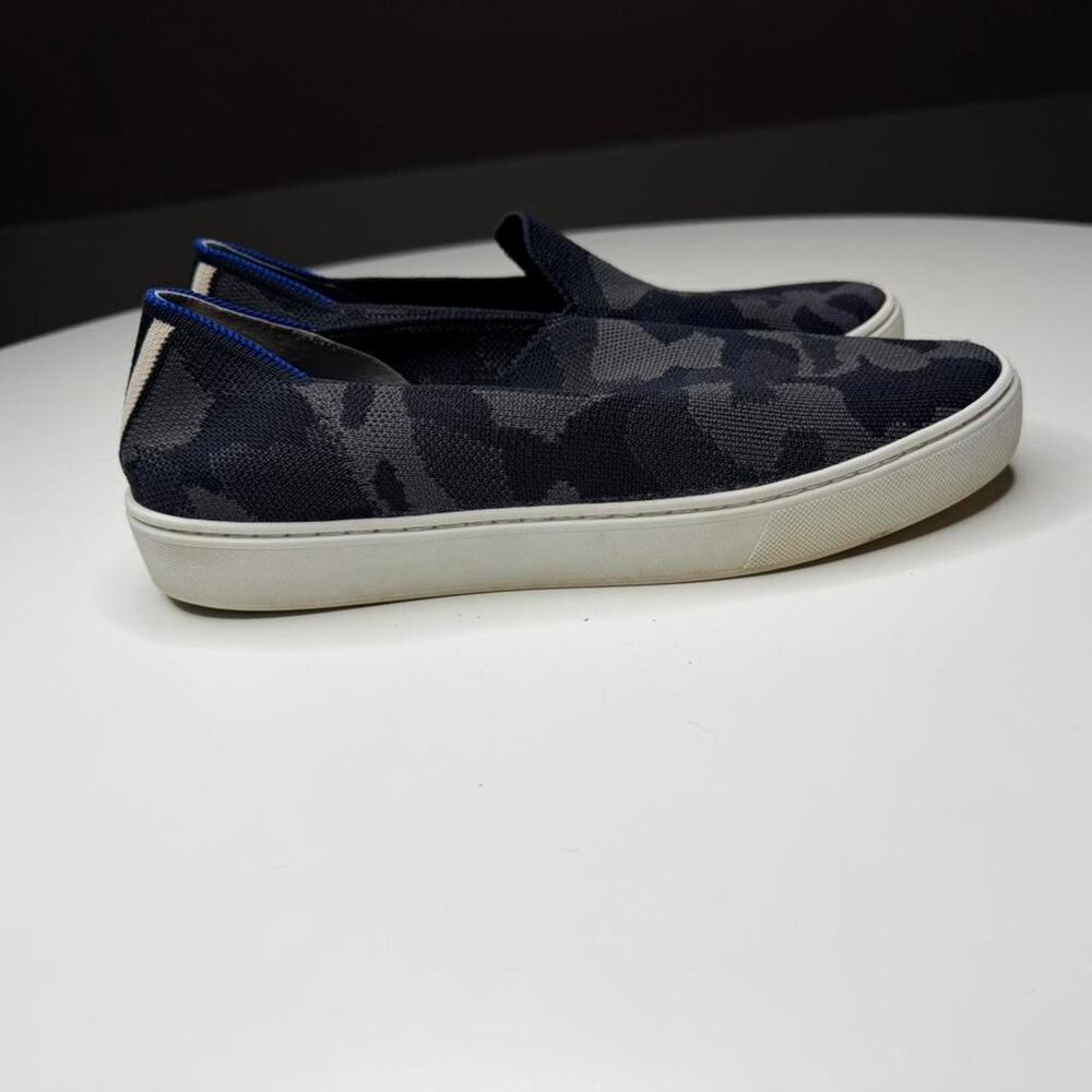 Rothy’s Camo Knit Slip On Sneakers Sustainable Casual Platform Loafers Blokecore